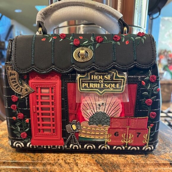 Vendula London Handbags - NWT Vendula London Purrlesque Club Mini Grace Bag